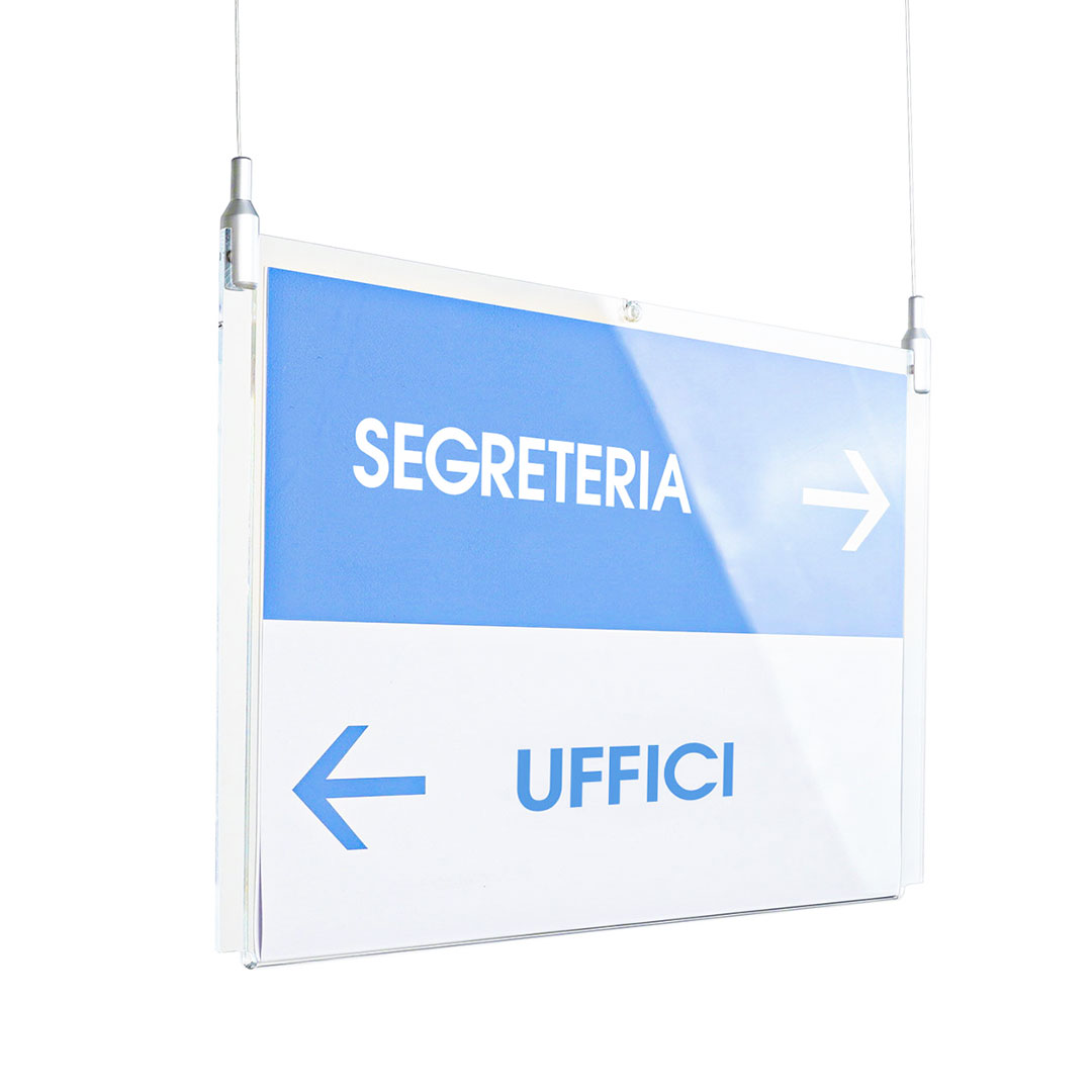 tasca in plexiglass da soffitto
