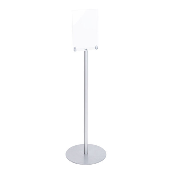 espositore porta avvisi base rotonda