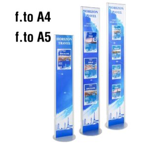 Espositore Porta Avvisi A4 e A5 da terra - linea EXPO