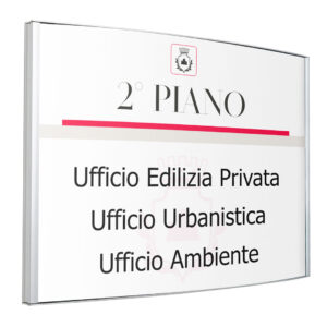 Targhe a parete di grande formato - Linea GENIUS
