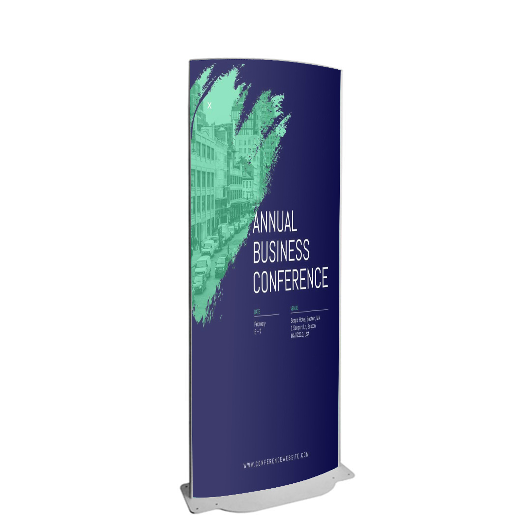 totem per interni con grafica personalizzata