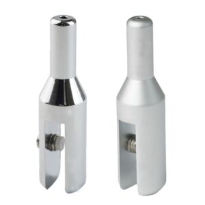 Aggancio per targhe sospese senza fori sp. max 7mm