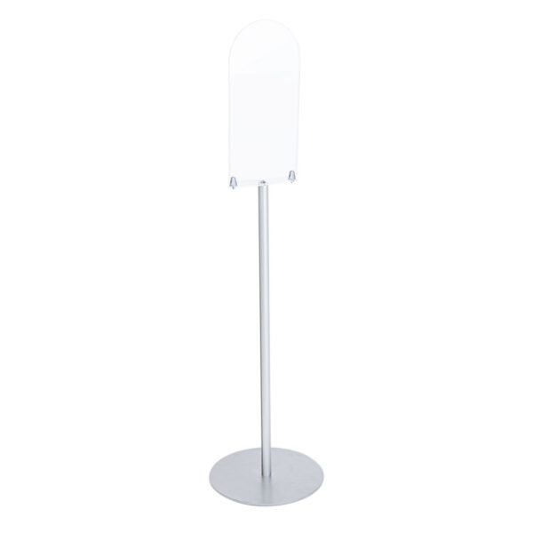 espositore porta avvisi base rotonda