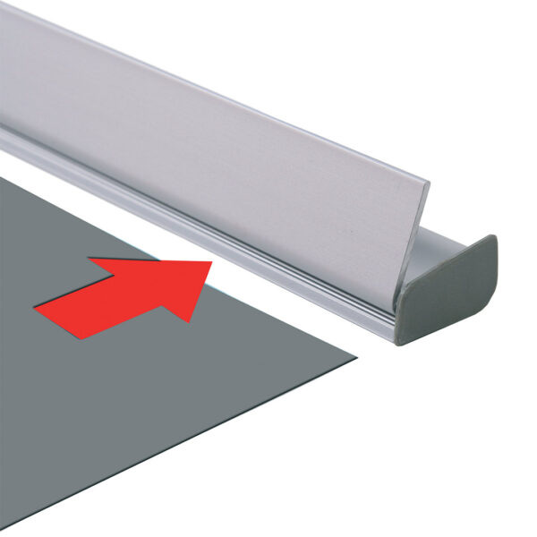 dettaglio inserimento grafica roll-up riavvolgibile