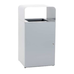Portarifiuti da esterno XL con copertura