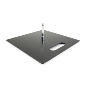 Base in metallo quadrata 40x40 cm