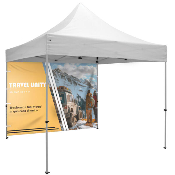 parete personalizzabile gazebo fieristico