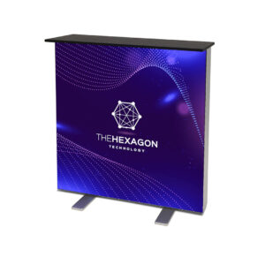 Desk promozionale LED con stampa su tessuto sostituibile