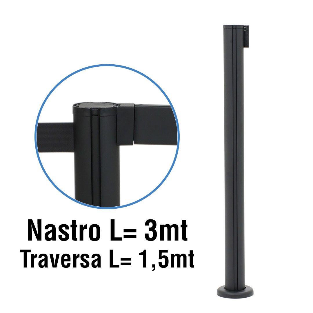 colonnina con base tassellabile