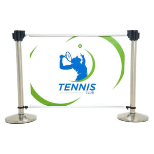 Kit banner promozionale per colonnine con nastro