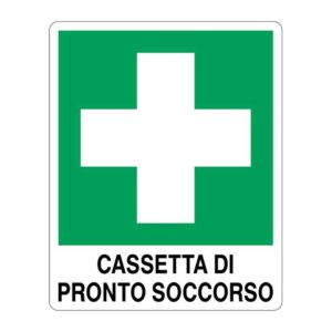 Cartello in alluminio "Pronto soccorso"
