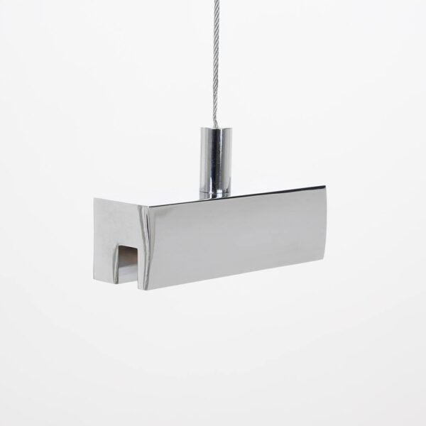 distanziale da soffitto finitura cromo lucido