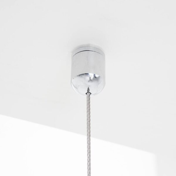 attacco a soffitto con cavetto per targhe