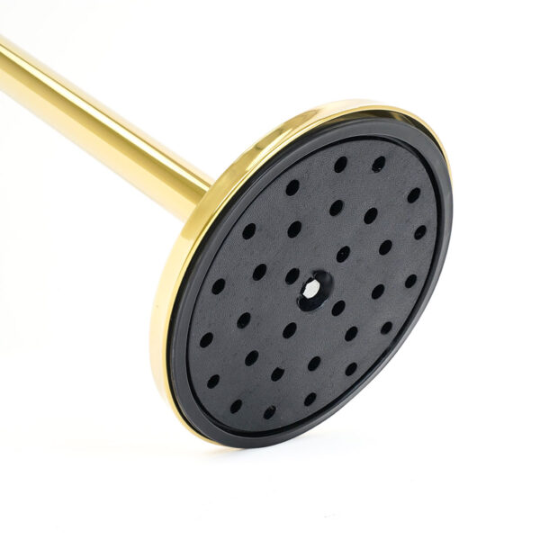 colonnina segnapercorso con base conica finitura gold