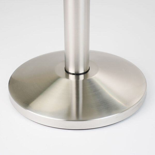 base conica colonnina segnapercorso con anello anti ruggine in ABS